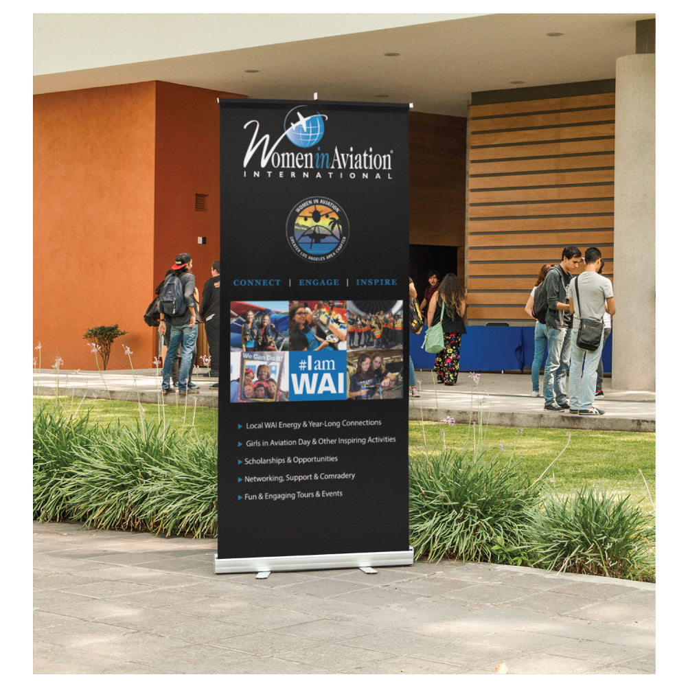 Custom Chapter Retractable Banner with Stand