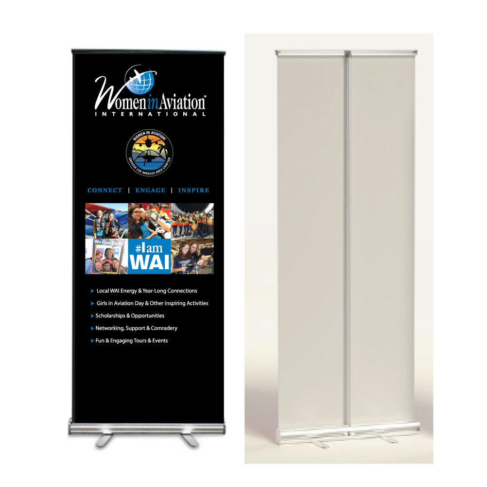 Custom Chapter Retractable Banner with Stand