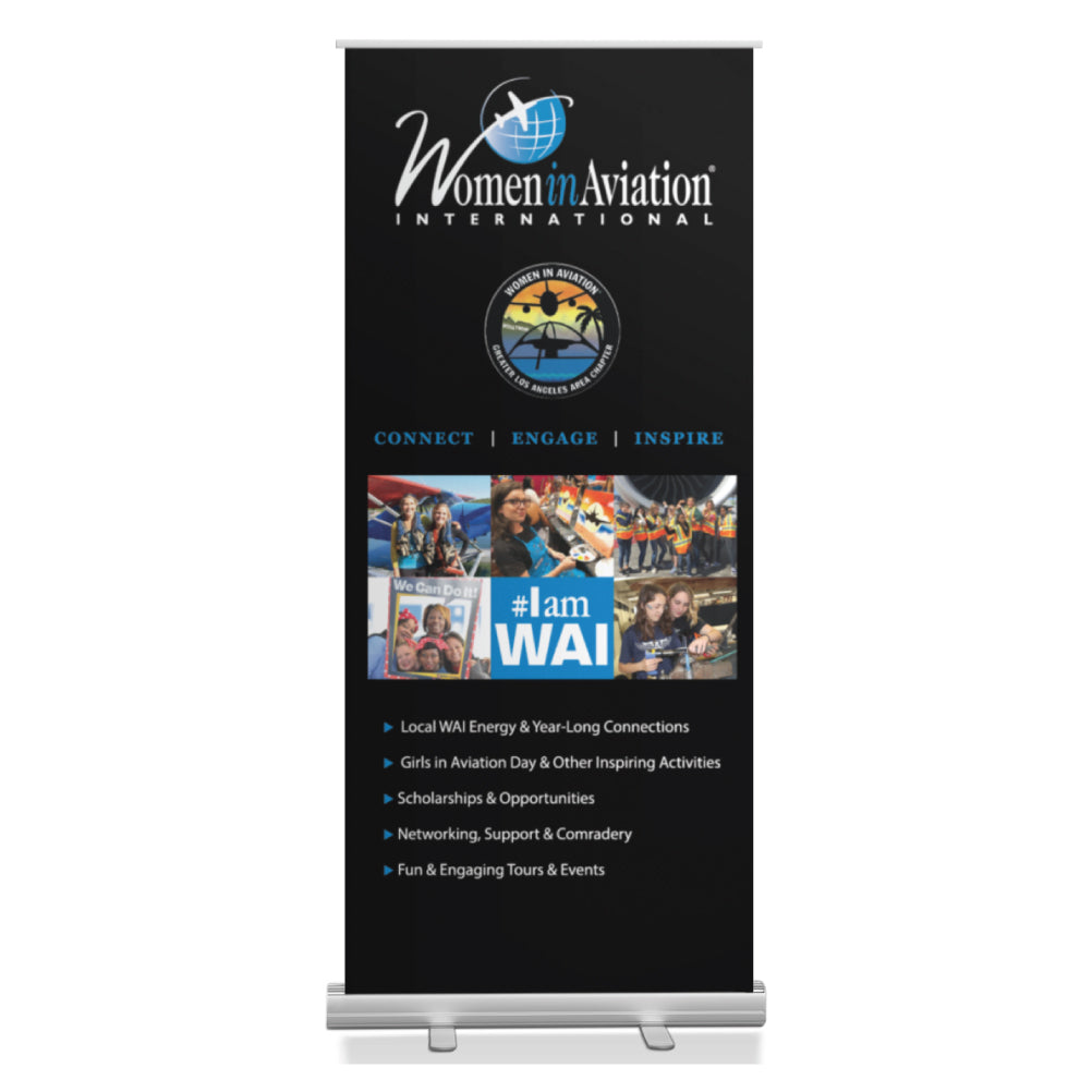Custom Chapter Retractable Banner with Stand