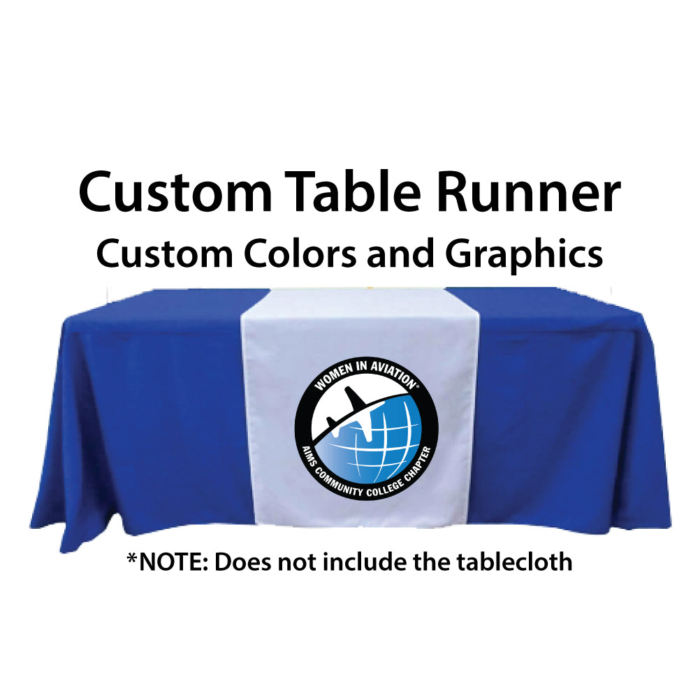 Custom Polyester Table Runner - 3 size options